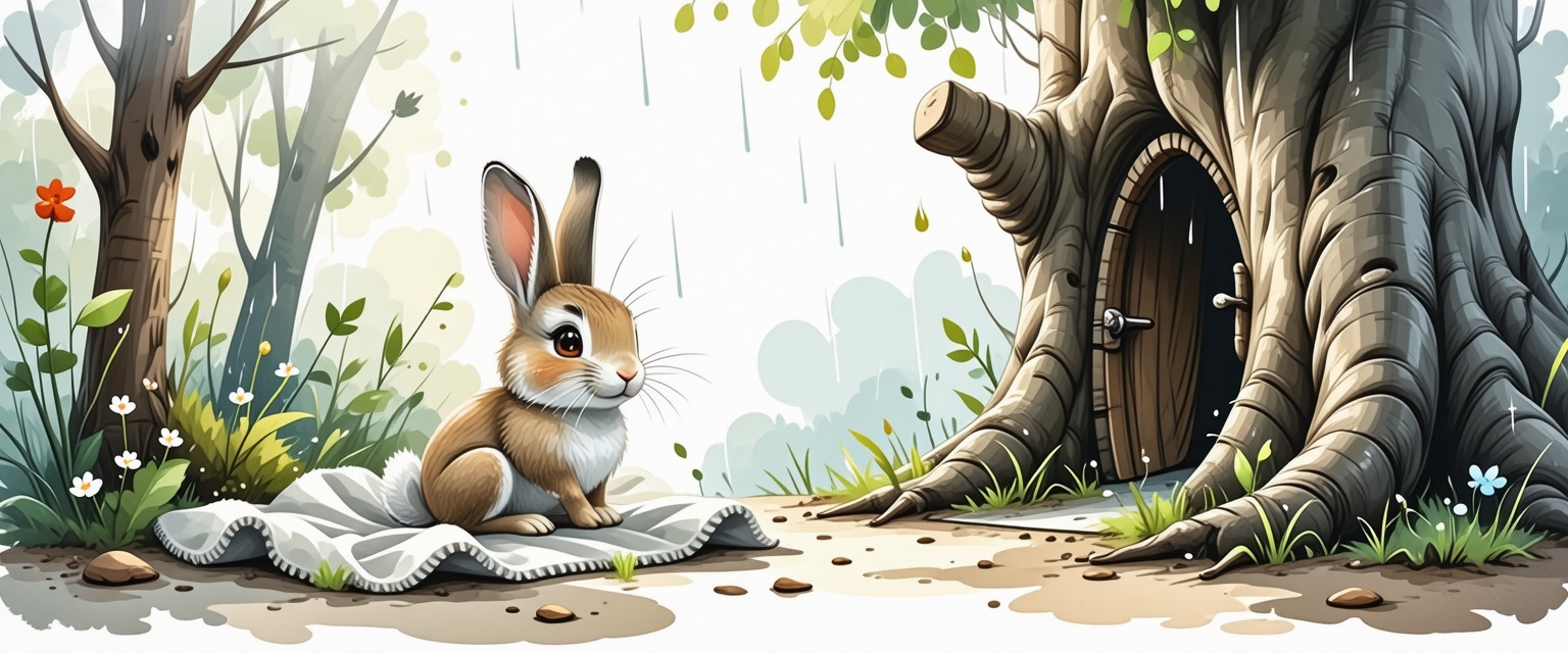The Little Bunny and the Big Rain Cloud